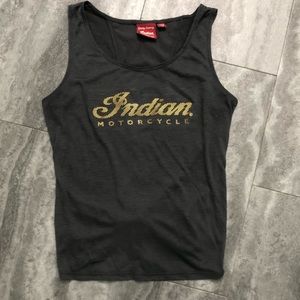 Indian open back tank top